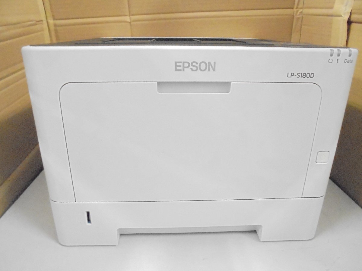 ◎中古レーザープリンタ【EPSON LP-S180D】トナー/現像ユニットなし・中古感光体ユニット付き◎2509111拍卖
