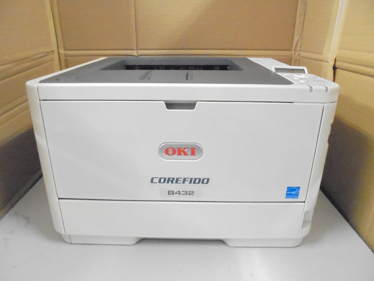 ◎中古レーザープリンタ【OKI B432dnw】WIFI(無線LAN)機能付き 中古トナー/ドラム付き◎2511151拍卖