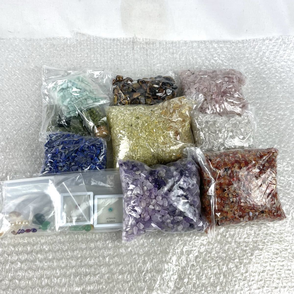 1円スタート 天然石 ルース さざれ石 まとめ 約3.505kg アメジスト 水晶 カーネリアン ラピスラズリ 色石 パワーストーン y-102504-81拍卖