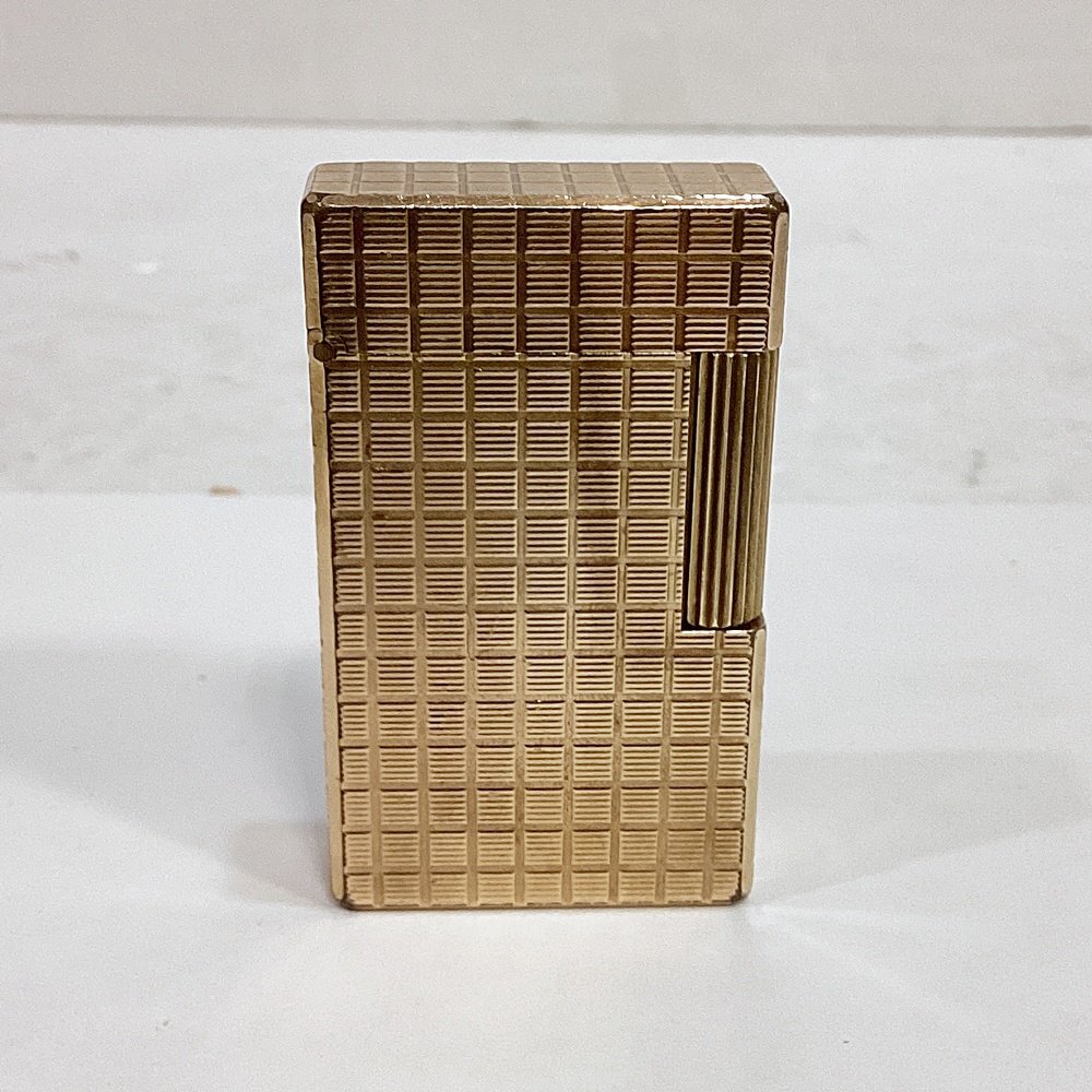 HO1 S.T Dupont デュポン ローラー式 ガスライター ゴールド ライター 喫煙具 着火OK拍卖