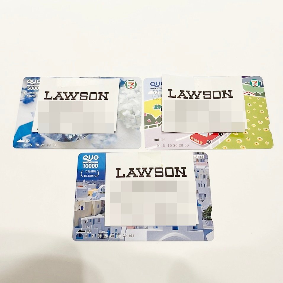 YA1 未使用品 QUOカード 3枚合計20,320円分 (10,180円 5,070円×2)残高照会レシート付 店頭発行カード クリックポスト送料無料拍卖