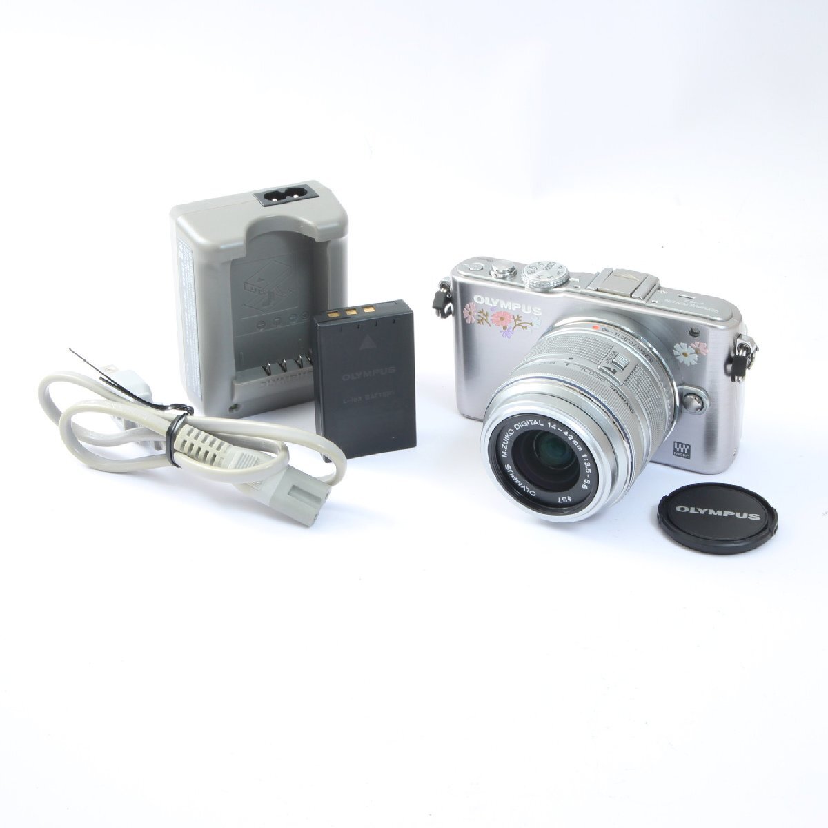 【訳あり】 OLYMPUS オリンパス PEN E-PL3 + MZD 14-42mm F3.5-5.6 II R レンズセット 【シャッター数830回】拍卖