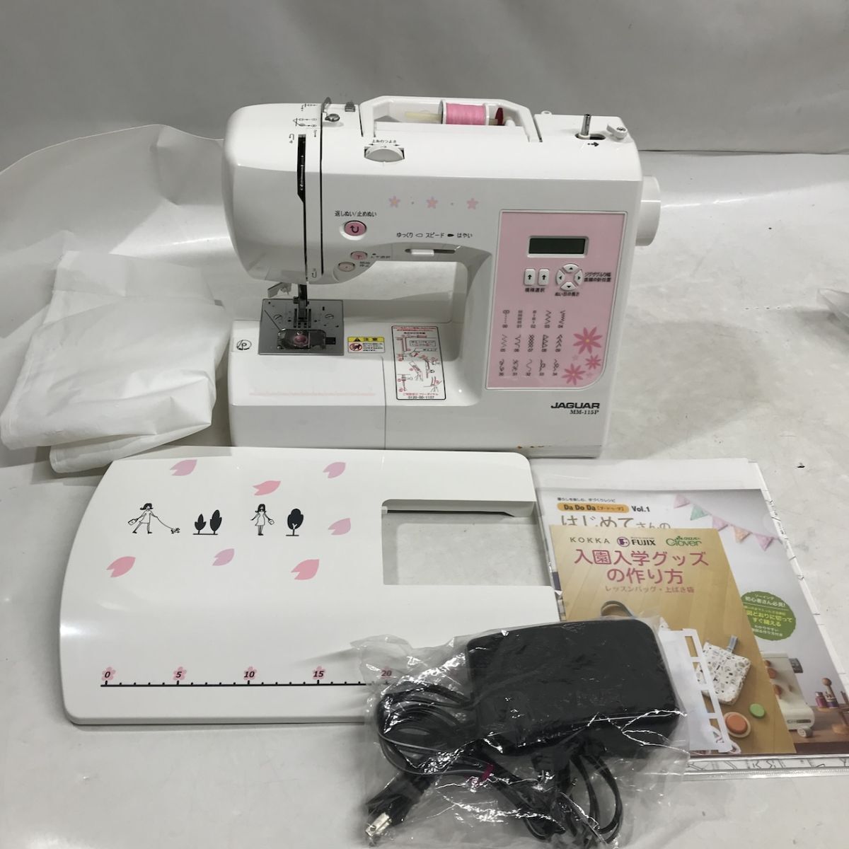 動作確認済 JAGUAR ジャガー コンピュータミシン 自動糸調子付き MM-115P 刺繍機能 松D1101-17拍卖