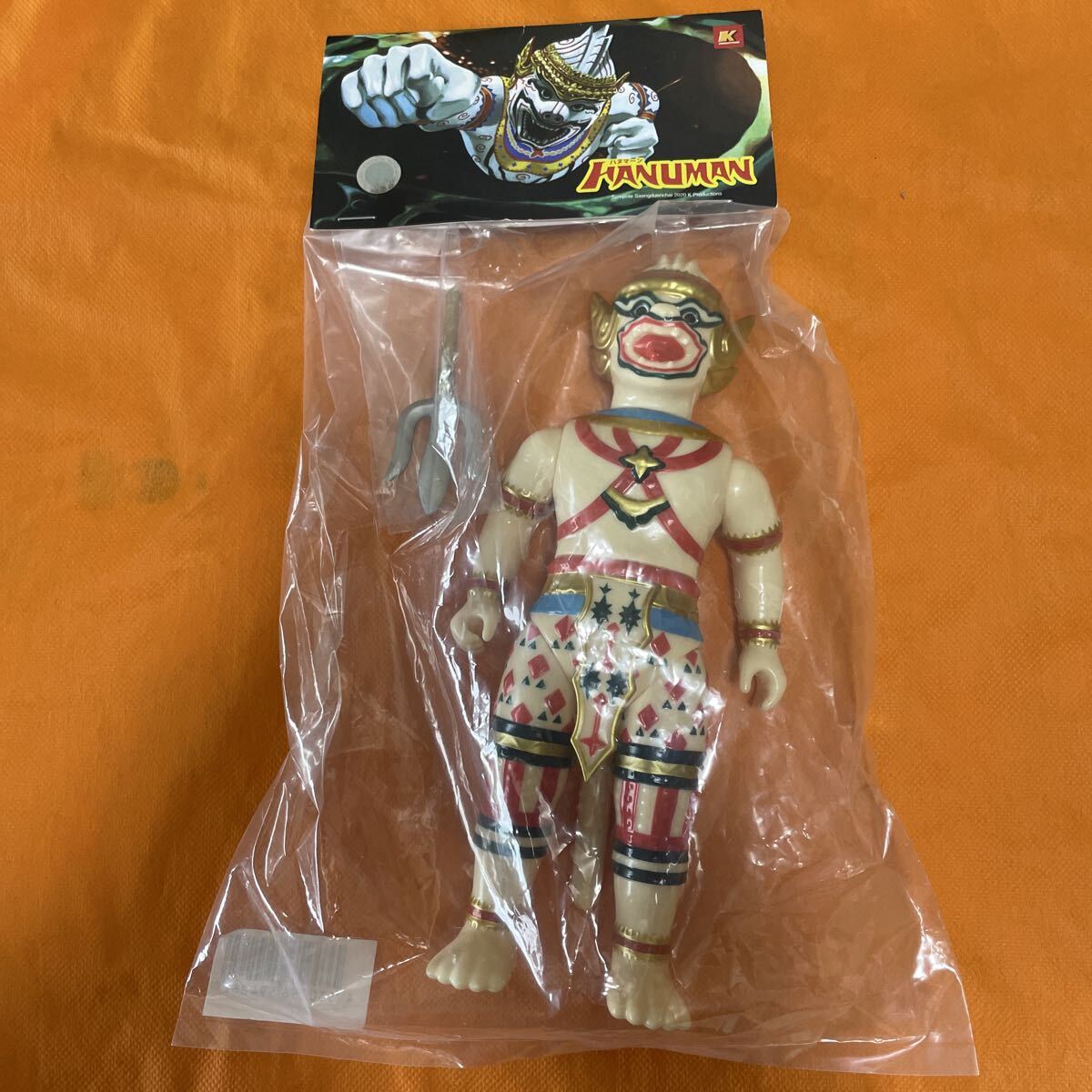 新品 未開封 HANUMAN ハヌマーン 第ニ期 ベージュ K PRODUCTIONS ultraman ウルトラ6兄弟 VS 怪獣軍団 ソフビ sofvi フィギュア 拍卖