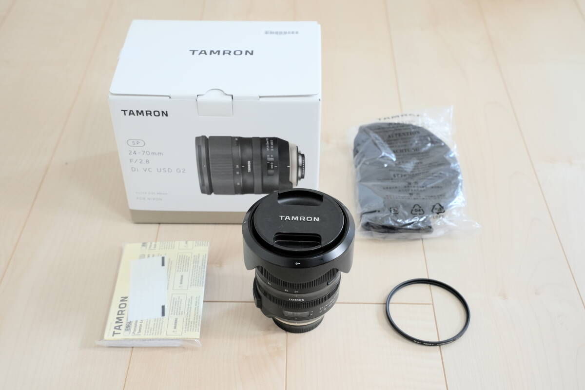 ☆美品 TAMRON タムロン SP 24-70mm F/2.8 Di VC USD G2 (Model A032)ニコンF おまけ付☆拍卖