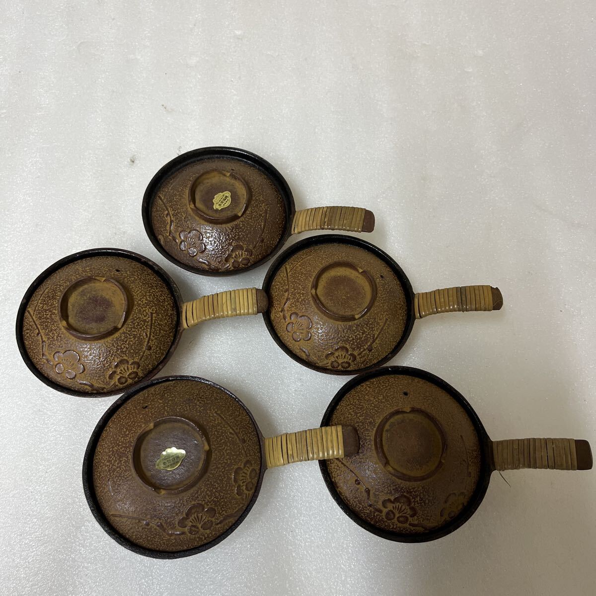 南部鉄器 鉄鍋 5点セット ミニ鉄鍋 ミニ鍋 古銅 五客 鉄製 保管品拍卖