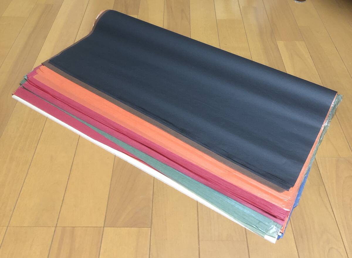 【在庫限り:エサキティッシュばら売り】ゴム動力機用 青、白、オレンジ、赤、緑、茶、黒色のご希望の5枚拍卖