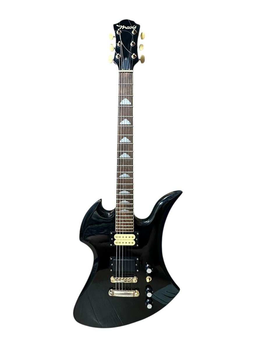 Mavis メイビス エレキギター モッキンバード ブラック拍卖