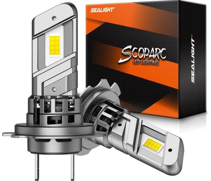 H7 led ヘッドライト 20000LM H7 led 爆光 車 ライト 1:1ミニサイズ サイズ: H7拍卖