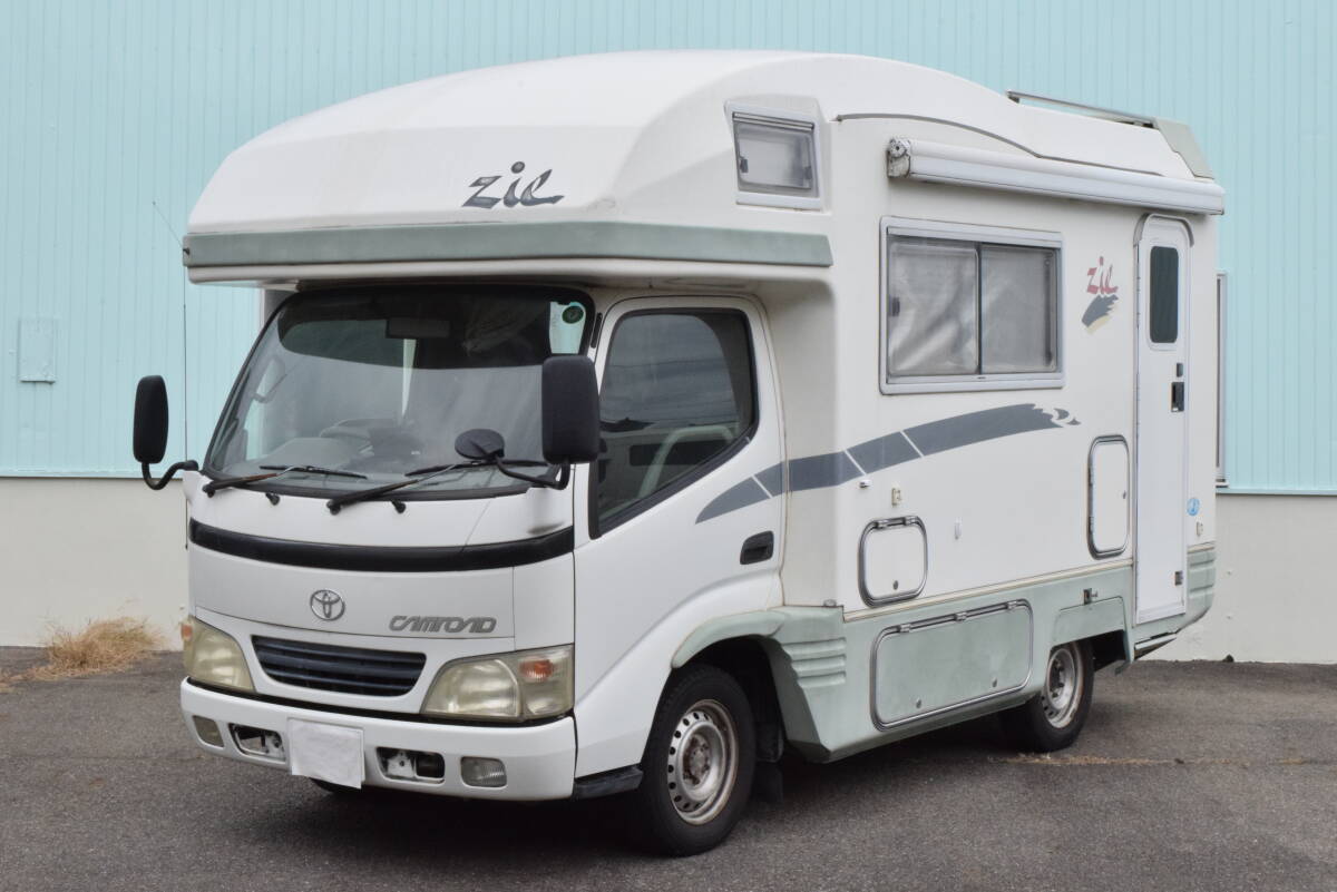 H16年式/カムロード/バンテックZIL/FFヒーター/温水ボイラー/トイレ・シャワー/リアクーラー/コンロ/冷蔵庫/バンクベッド/リアエアコン拍卖