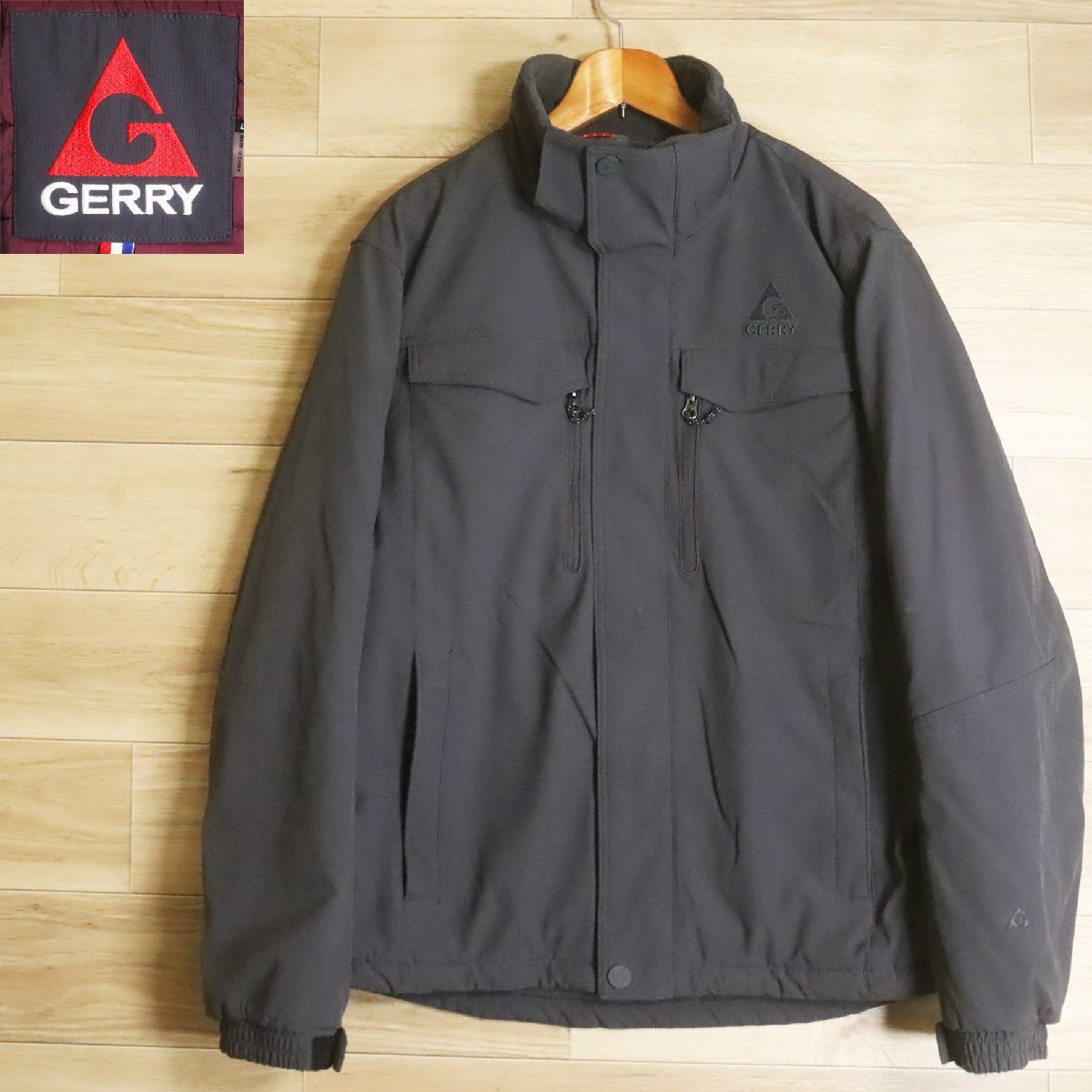 C7R/R5.7-4 GERRY ジェリー マウンテンジャケット スキージャケット 中綿 ブルゾン アウトドア ロゴ刺繍 アウター L メンズ拍卖