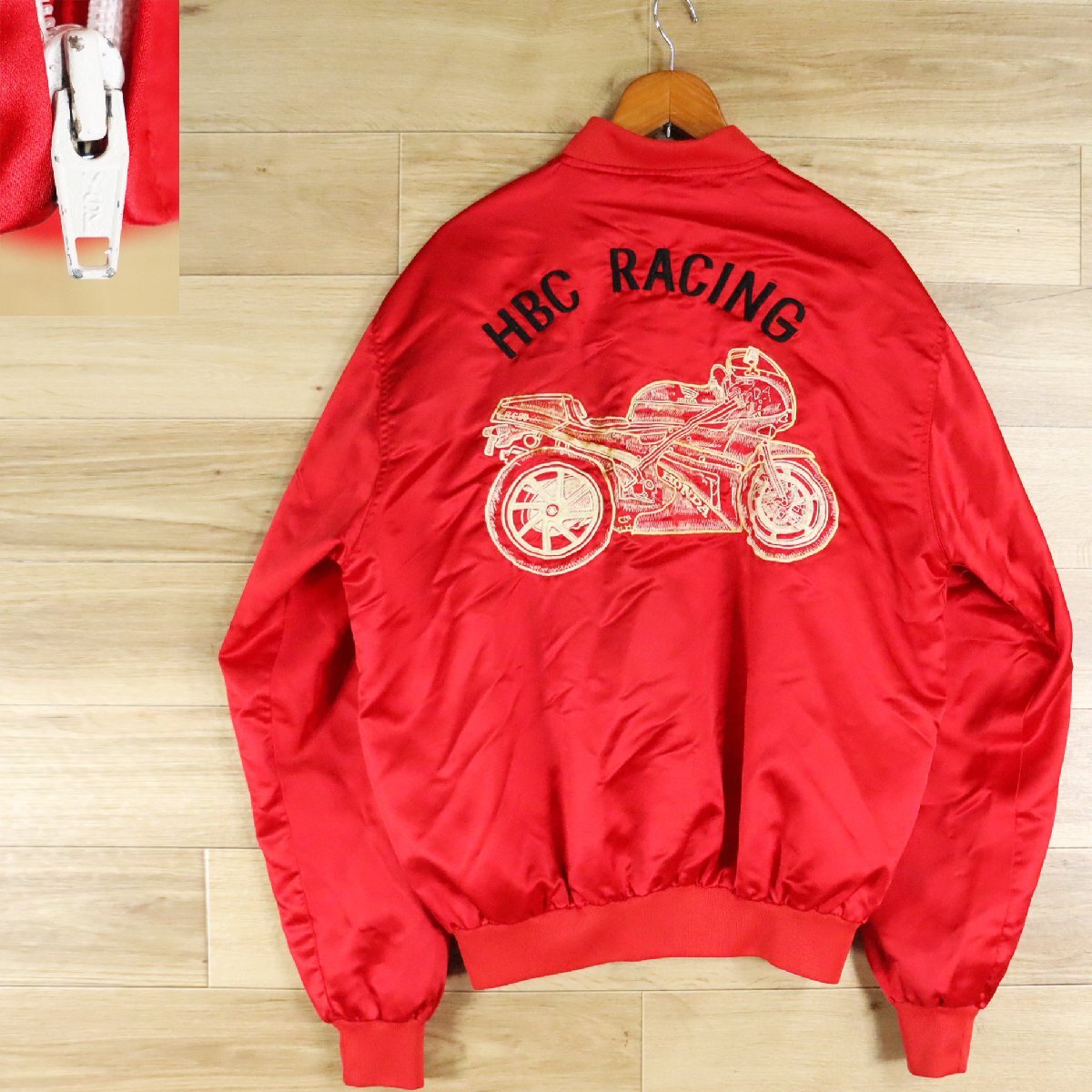 H1O/O4.1-7 HONDA ホンダ レーシング刺繍 スカジャン ナイロンジャケット サテン スーベニアジャケット 刺繍 メンズ ブルゾン拍卖