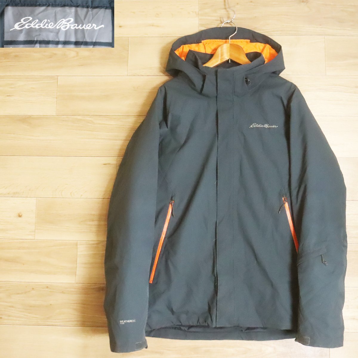 *1R/R6.11-2 Eddie Bauer エディーバウアー WEATHEREDGE PLUS マウンテンパーカー ライナー付き アウトドア XL アメリカ古着拍卖