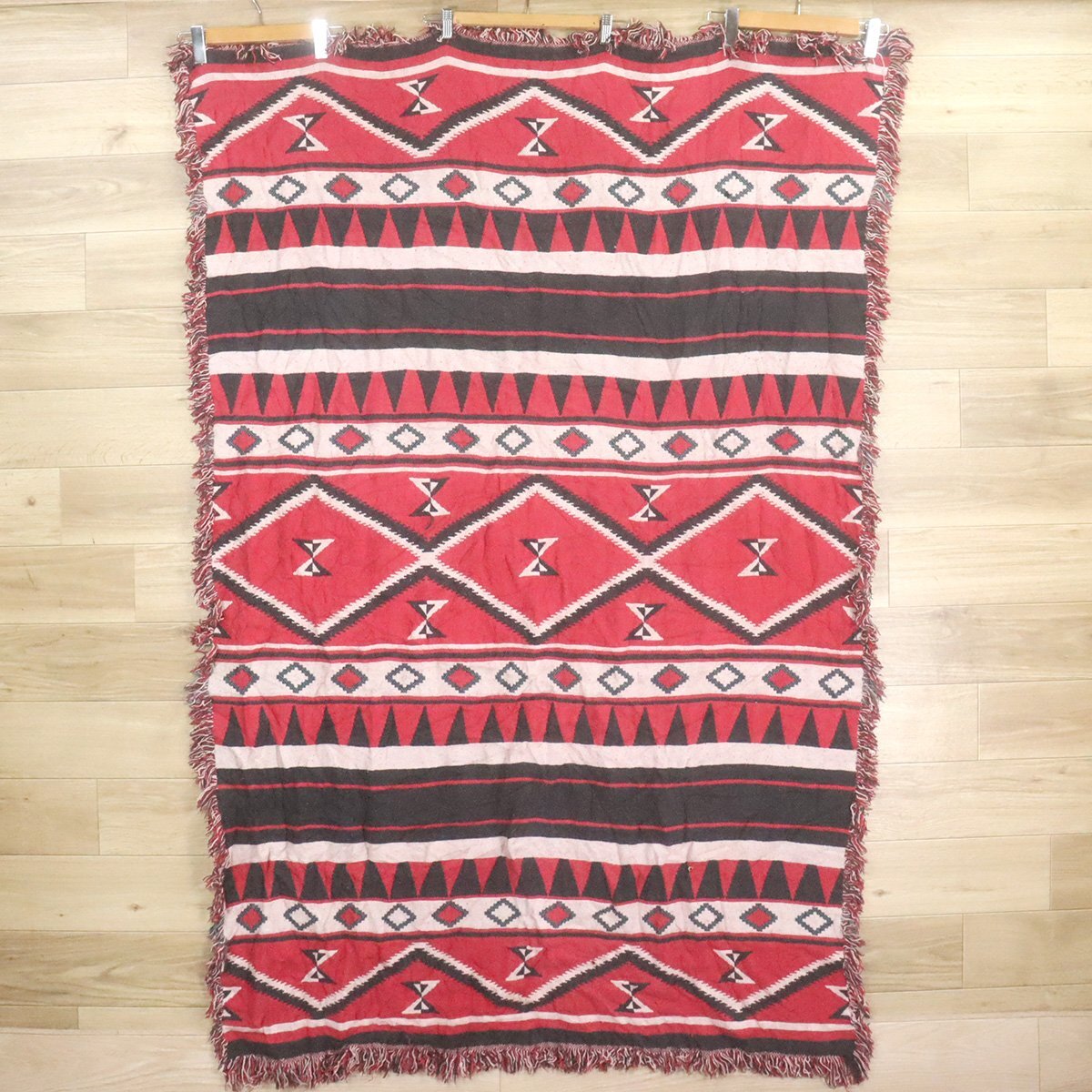 M11-10 I/D10.23-6 幾何学模様 エスニック柄 ネイティブ柄 アウトドア キャンプ ラグ マット カーペット ブランケット 雑貨拍卖