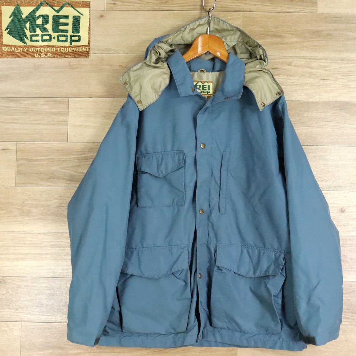 E4D/O4.10-4 REI Co-op GORE-TEX ゴアテックス マウンテンパーカー アウトドア XL アメリカ古着 ナイロンジャケット 拍卖