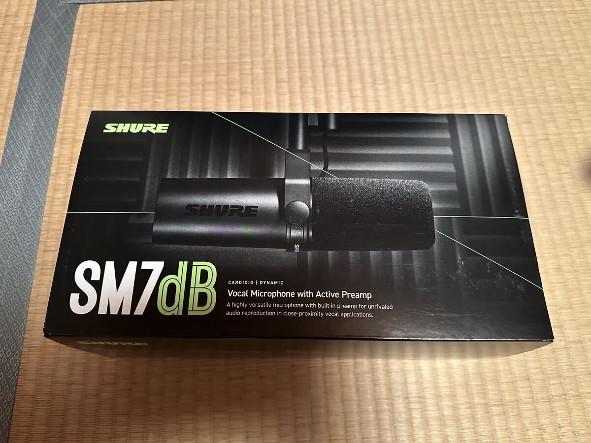 【1円スタート】SHURE SM7dB ダイナミックマイク拍卖