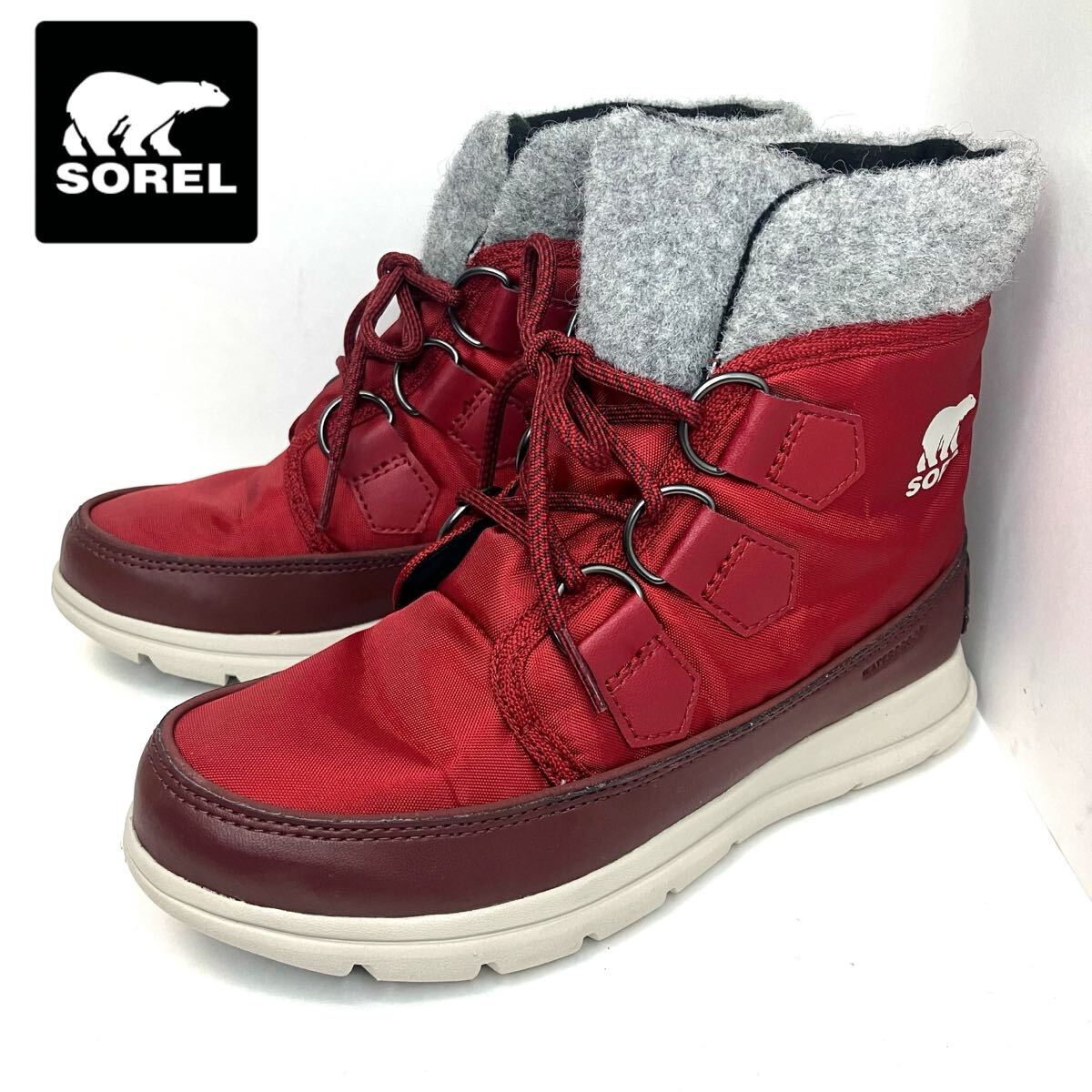 SOREL ソレル ウインターブーツ スノーブーツ エクスプローラーカーニバル ウォータープルーフ レディース拍卖