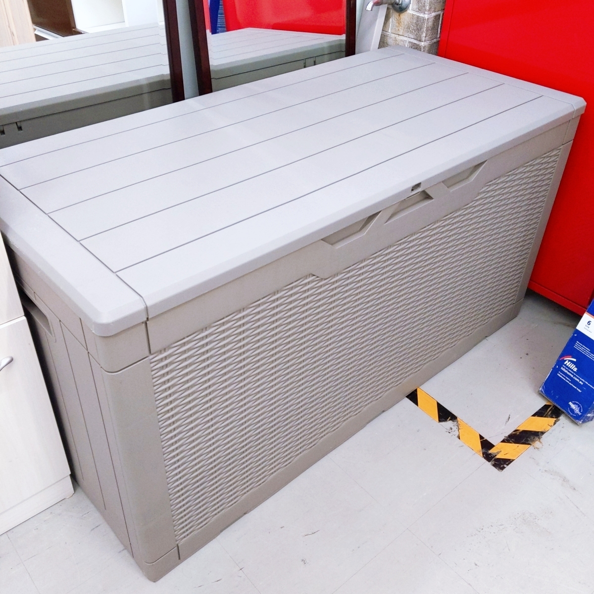 Alebert 物置 収納庫 屋外 防水 378L大容量 大型物置 幅121.5㎝〇YR-52798〇【中古品】拍卖