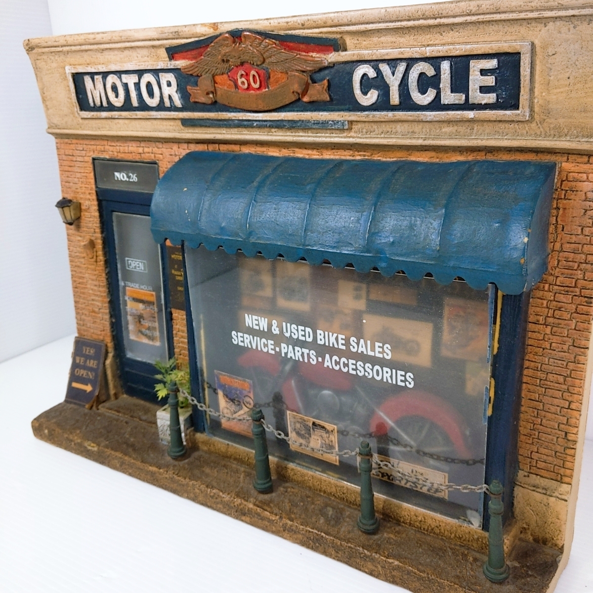 ハーレーダビッドソン インディアンモーターサイクル ジオラマ〇YR-52952〇【中古品】拍卖