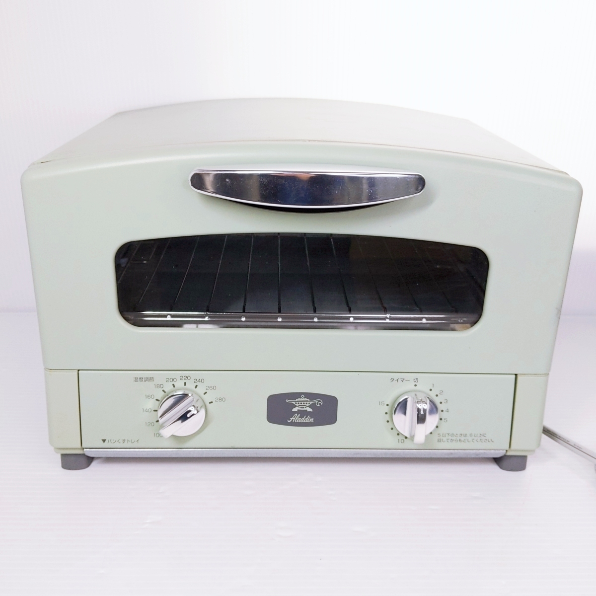 アラジン グラファイトトースター グリーン 2019年製 CAT-GS13A〇YR-53386〇【中古品】拍卖