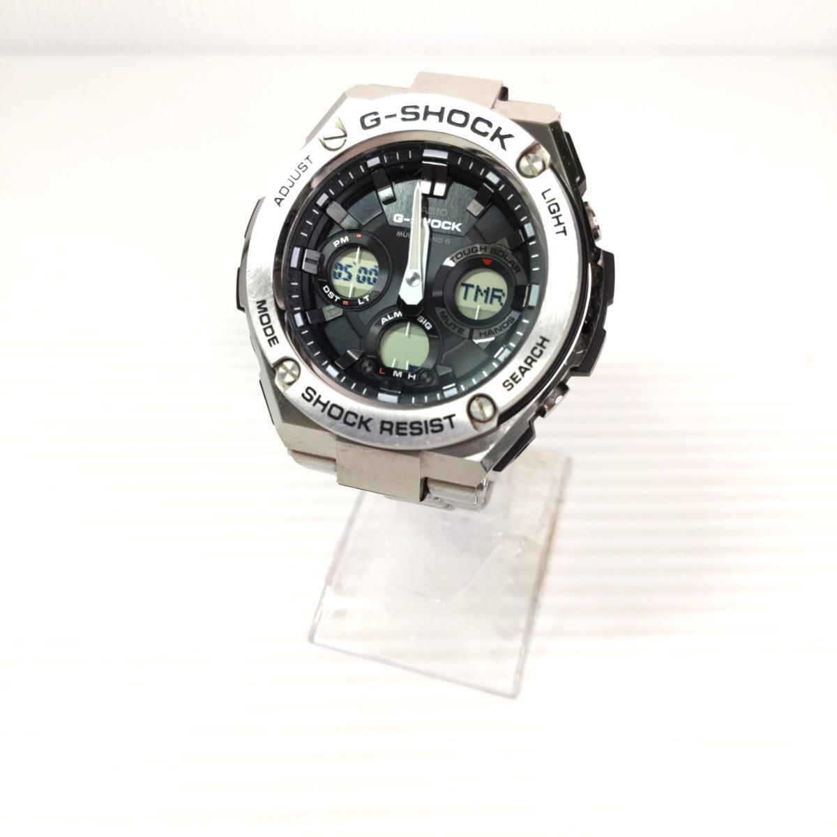 CASIO G-STEEL 電波ソーラー GST-W110〇YR-54258〇【中古品】拍卖