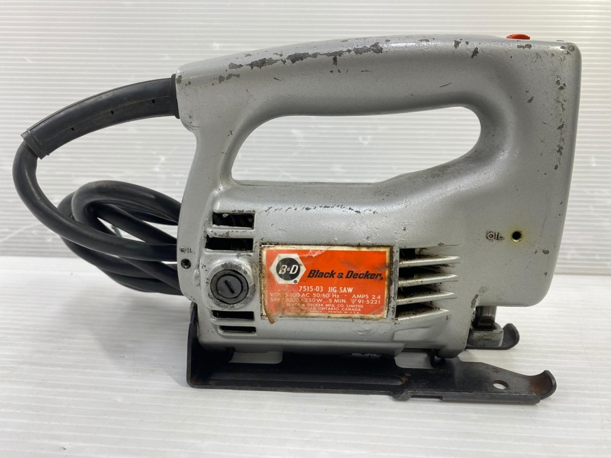 【中古品】ブラックアンドデッカー Black&Decker 7515-03 ジグソー ○YR-19361○拍卖