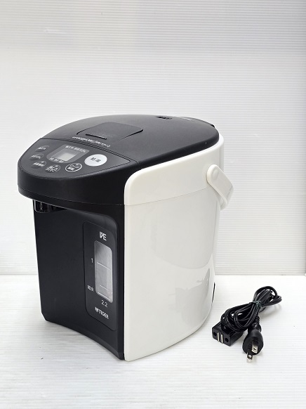 【中古品】 タイガー TIGER VE電気まほうびん 電気ポット 2.2L PIQ-A220 2019年製 ホワイト ○YR-19394○拍卖
