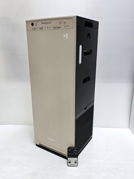 【中古品】 ダイキン DAIKIN ファン式 空気清浄機 MCK55ZKS-C 加湿機能付 2023年製 カームベージュ ○YR-19550○拍卖