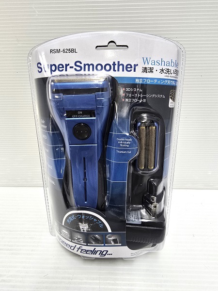 【中古未使用品】 ヒロ・コーポレーション 充電式 スーパースムーザー RSM-625BL 清潔 水洗い可能 ○YR-18751○拍卖