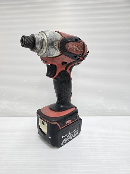 【中古品】 マキタ makita インパクトドライバー バッテリー×1 充電器なし ○YR-18781○拍卖