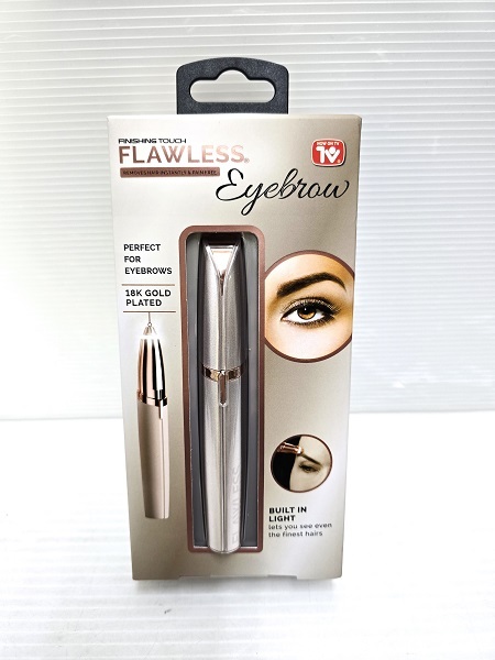 【中古未使用品】 フローレス FLAWLESS アイブロウ 素肌にやさしい 電動 フェイスシェーバー 顔用 レディースシェーバー ○YR-18754○拍卖