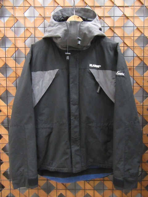 エクストララージ×ワイルドシングス X-LARGE×WILD THINGS マウンテンパーカー グレー×ブラック サイズM表記 〇YR-2768〇拍卖