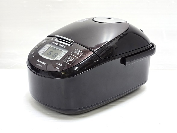 【中古品】 パナソニック Panasonic IH方式 炊飯器 5.5合炊き ダイヤモンド胴釜 SR-HVD1010 2023年製 ブラウン ○YR-19353○拍卖