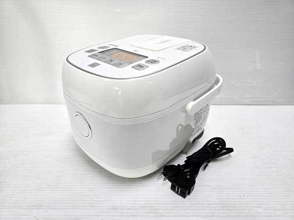 【中古品】 東芝 TOSHIBA IH方式 炊飯器 3合炊き RC-5E7X 2021年製 ホワイト ○YR-18697○拍卖