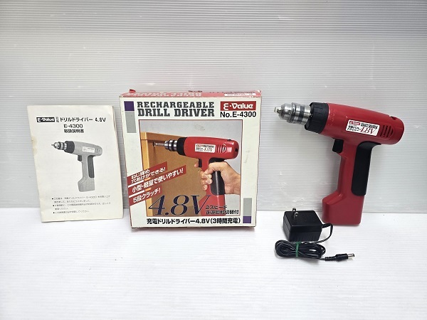 【中古品】 充電ドリルドライバー 4.8V E-4300 DIY 工具 ○YR-18981○拍卖