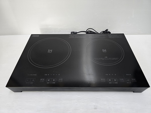 【ジャンク品】 ヤマダ YAMADA 2口 IHクッキングヒーター IH調理器 YIH-E14G2 2020年製 ○YR-18693○693拍卖