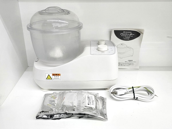 【中古品】 日本ニーダー パンニーダー 家庭用モデル 粉量250g~600g対応 外釜方式 パン うどん 餅 生地作り PK660D 2021年製 ○YR-19398拍卖