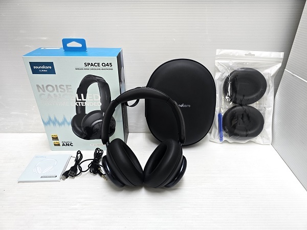 【中古品】 アンカー Anker サウンドコア Soundcore Space Q45 ワイヤレス ノイズキャンセリング ヘッドホン ○YR-19161○拍卖