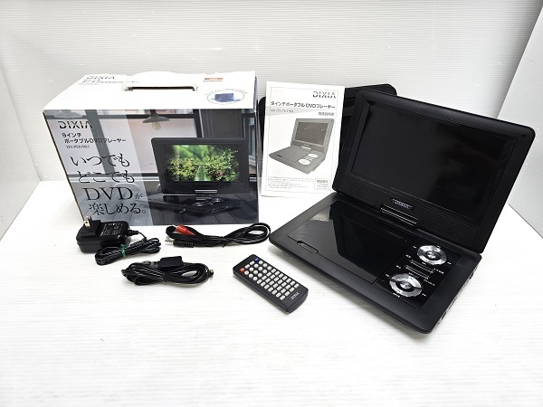 【中古品】 TOHO ディキシア DIXIA 9インチ ポータブルDVDプレーヤー DX-PDV901 ブラック ○YR-19038○拍卖