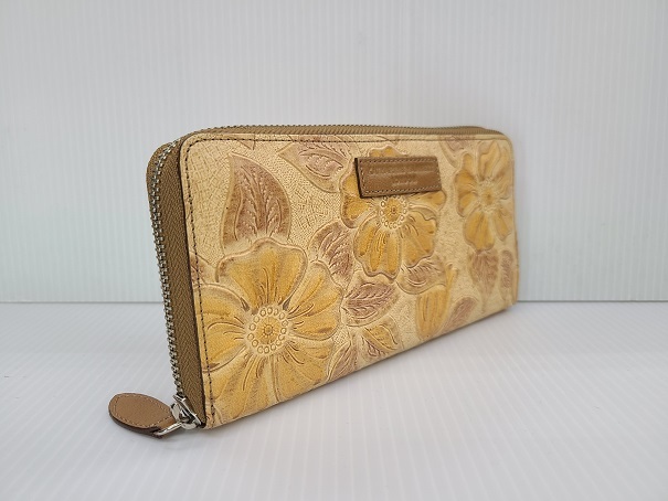 【中古品】 キャサリンハムネット KATHARINE HAMNETT 長財布 花柄 ファスナー ○YR-16680○拍卖