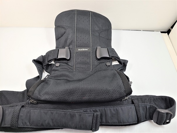 【中古品】 ベビービョルン BABY BJORN ベビーキャリアONEプラス 4Way オールメッシュ 通気性 ブラック ○YR-16494○拍卖