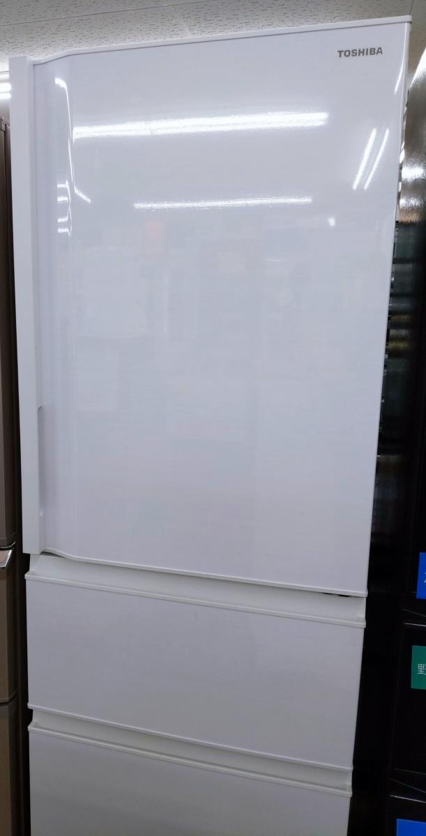 【中古品】東芝 VEGETA 356L 冷凍冷蔵庫 2022年製 GR-T36SC ホワイト 〇YR-53796〇拍卖
