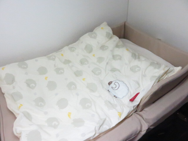 【中古品】farska ファルスカ コンパクトベッド フィット 収納 持ち運び便利 新生児~12ヶ月頃 ○YR-13739○拍卖