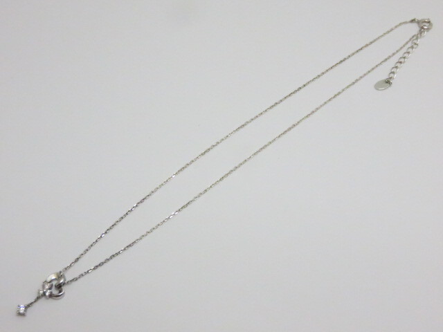 【中古品】 4℃ 4Pハートネックレス シルバー 〇YR-11522〇拍卖