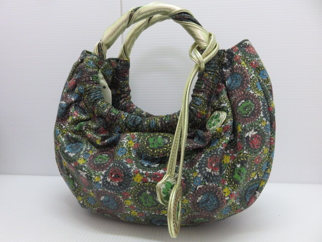 【中古品】 TSUMORICHISATO ツモリチサト ハンドバッグ フラワー 花柄 〇YR-10436〇拍卖