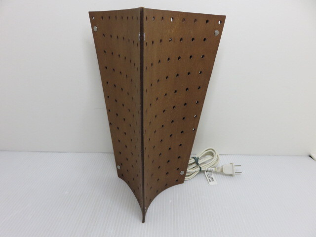 【中古品】 テーブルライト ベッドサイドランプ ブラウン 〇YR-11480〇拍卖