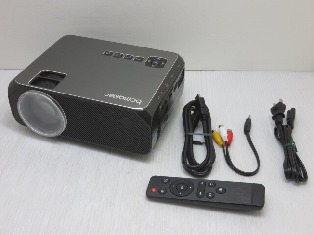 【中古品】 bomaker プロジェクター リモコン付き ○YR-14838○拍卖