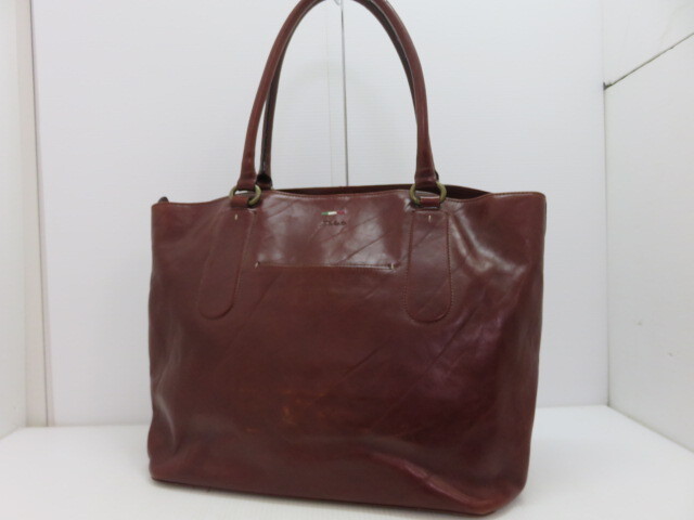 【中古品】 Dakota ダコタ トートバッグ レザー ブラウン 〇YR-11205〇拍卖