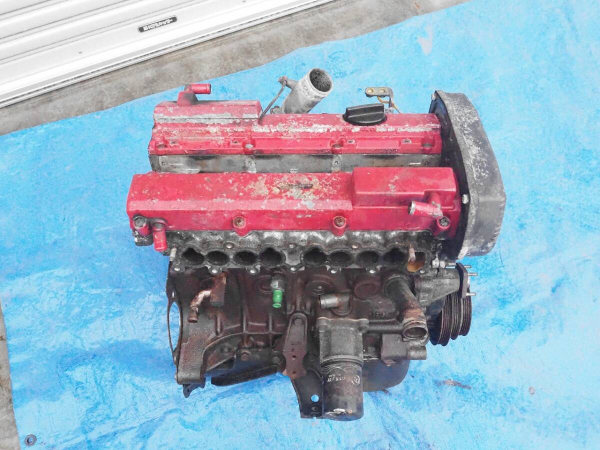 S13シルビア 【 クランク回る CA18DET エンジン 本体 】 日産 純正 RPS13 PS13 シルビア CA18DET SILVIA 180SX AD18拍卖