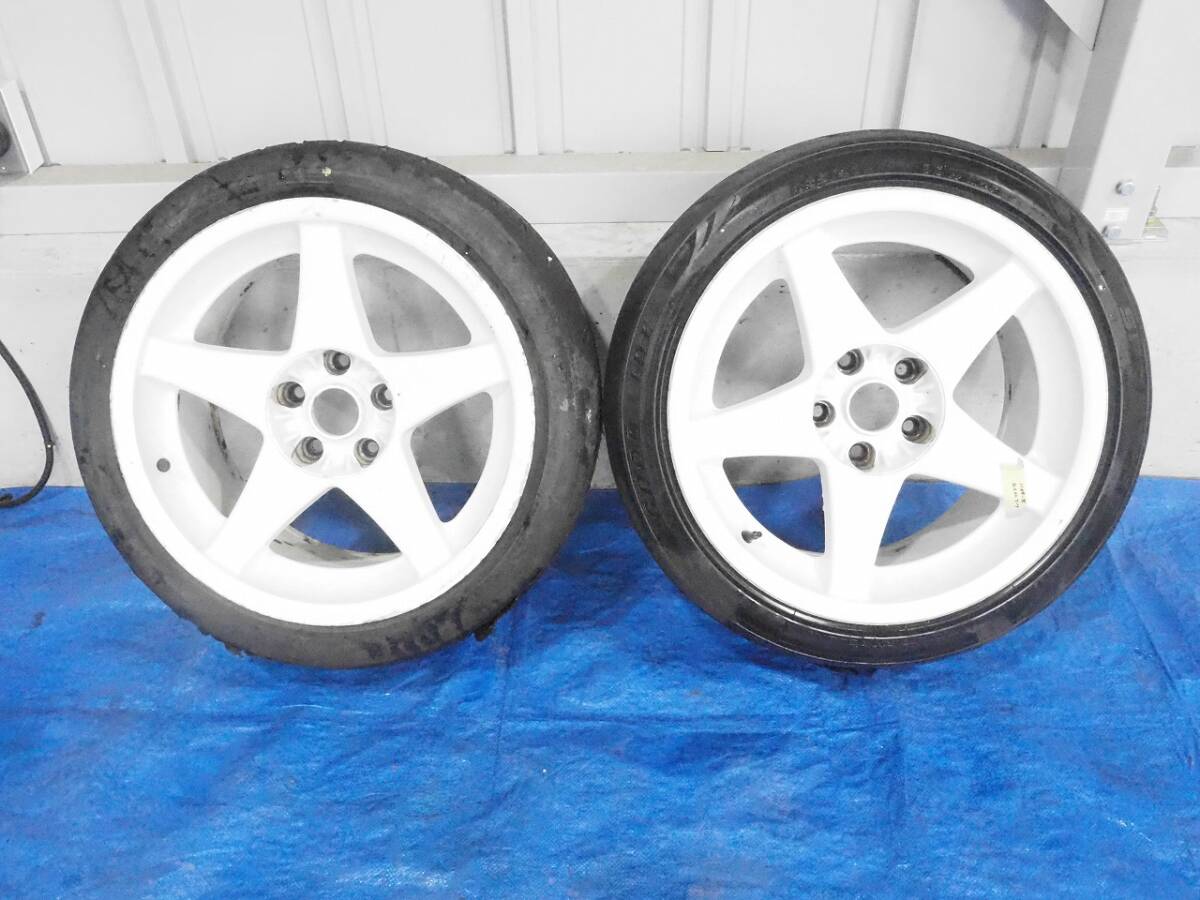 2本セット 17インチ 9J オフ不明 クラック1本 ドリケツ メーカー不明 エンケイ リーガマスター OZ ワーク PCD114.3 5穴拍卖